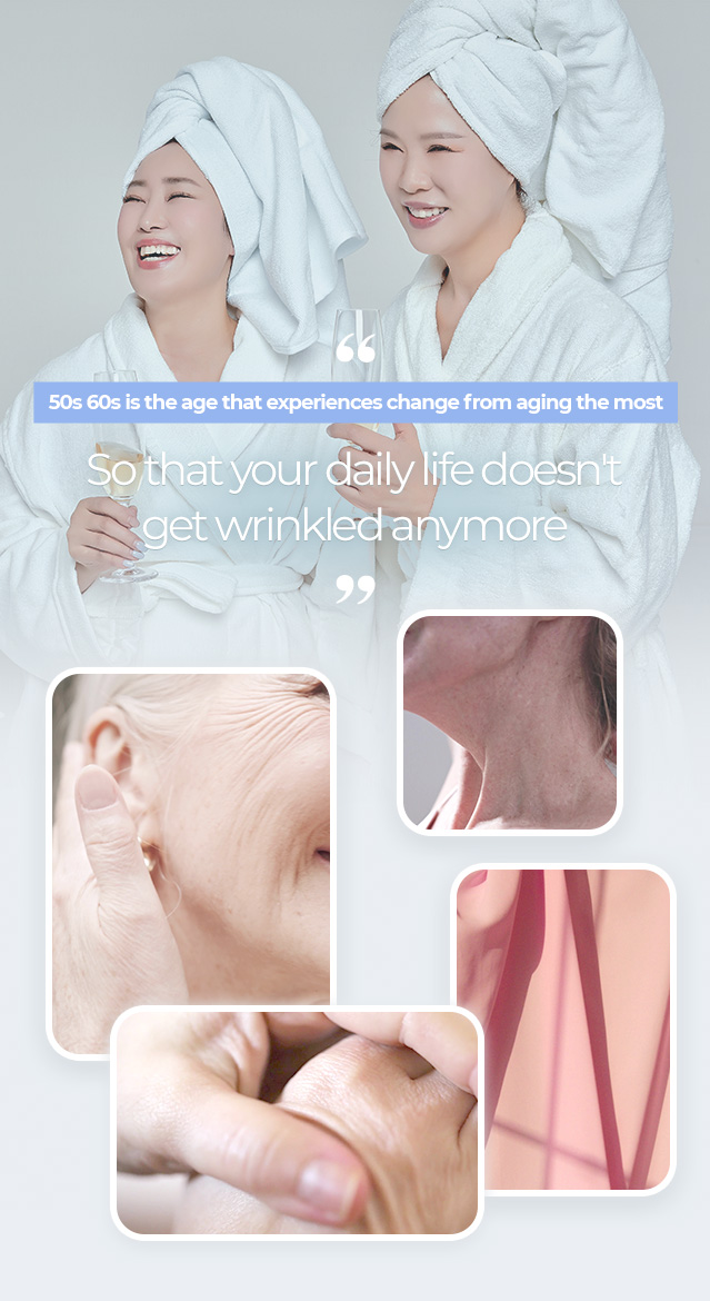 So that your daily life doesn't get wrinkled anymore