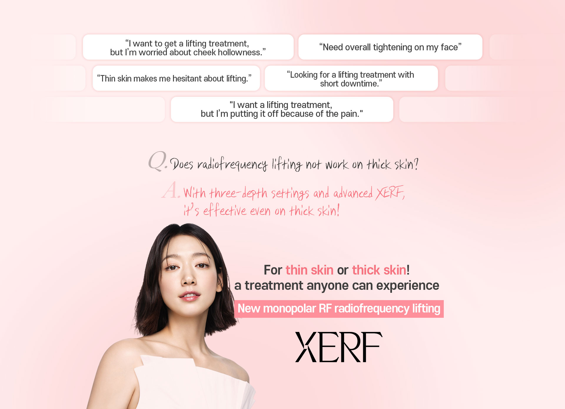 With three-depth settings and advanced XERF, it’s effective even on thick skin!