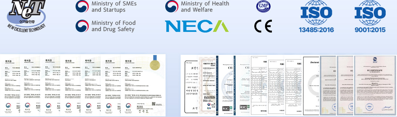 validated medical standards and a range of official certifications